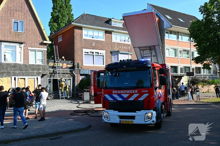 Brand bij grillrestaurant