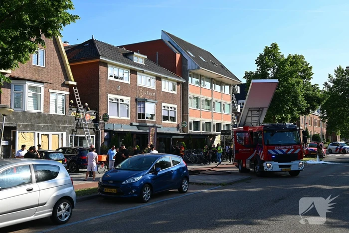 Brand bij grillrestaurant