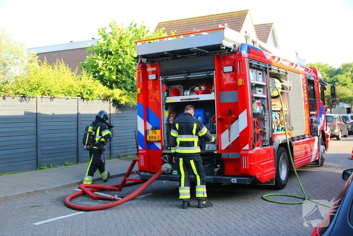 Brand in afzuiginstallatie snackbar