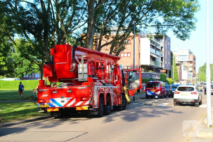 Brand in afzuiginstallatie snackbar