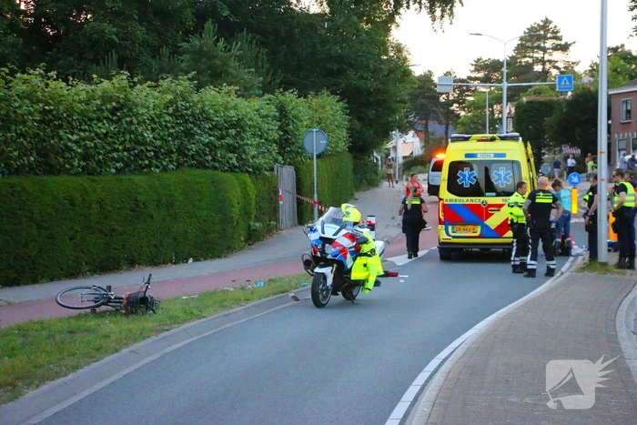 Traumahelikopter ingezet bij fietsongeval