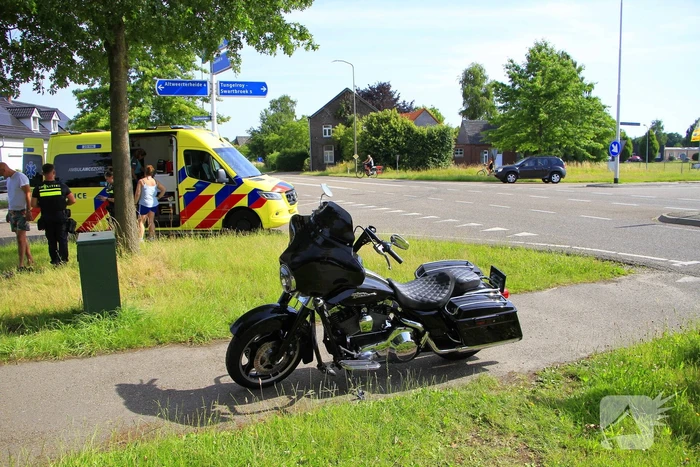 Motorrijder gewond na ongeval