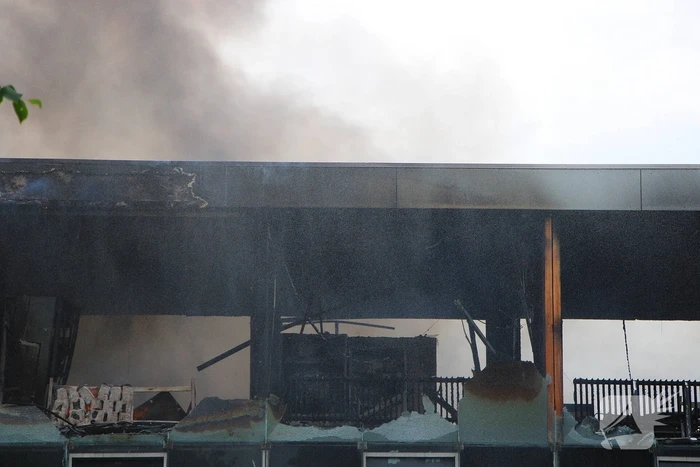 Flinke rookontwikkeling bij industriebrand