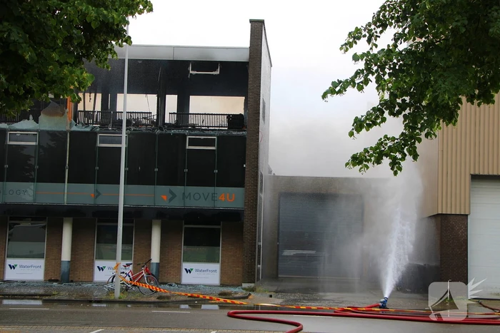 Flinke rookontwikkeling bij industriebrand