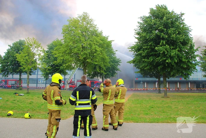 Flinke rookontwikkeling bij industriebrand