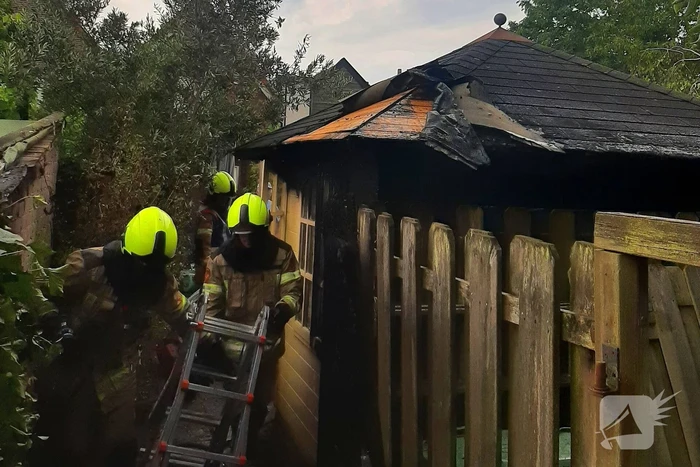Brand is schuur snel geblust