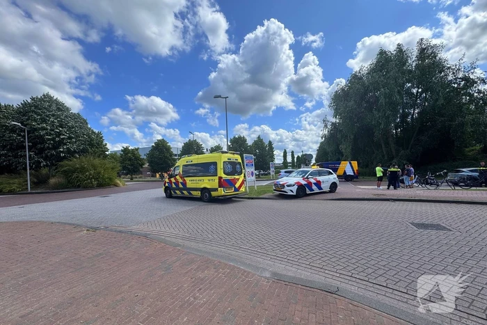 Fietser gecontroleerd in ambulance