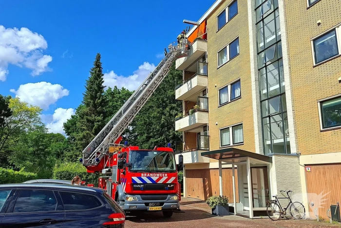 Stormschade door losgekomen zonnewering