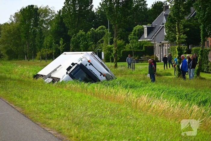 Hijskraan ingezet voor berging