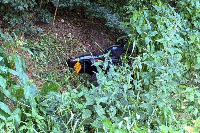 Motorrijder gewond na val
