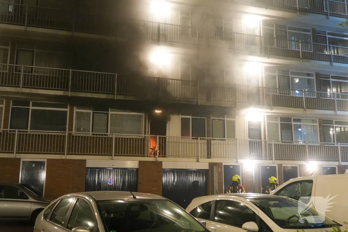 Uitslaande brand in flat