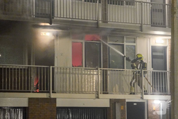 Uitslaande brand in flat