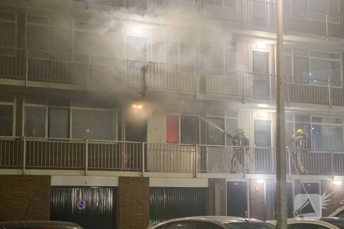 Uitslaande brand in flat