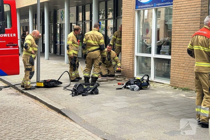 Gebouwbrand veroorzaakt door sigarettenpeuken