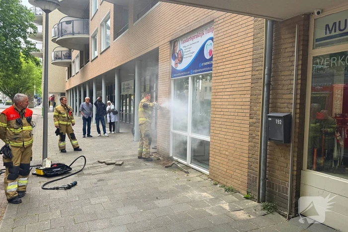Gebouwbrand veroorzaakt door sigarettenpeuken