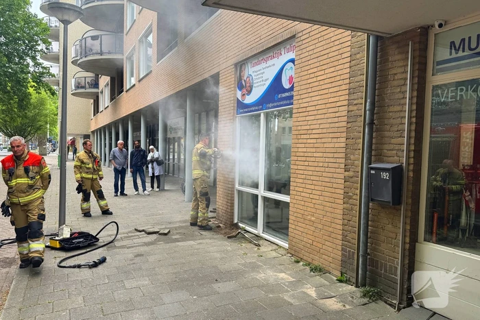 Gebouwbrand veroorzaakt door sigarettenpeuken