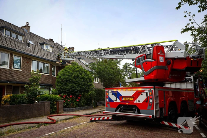 Sloopwerkzaamheden bij brand in dak
