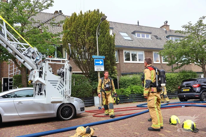 Sloopwerkzaamheden bij brand in dak
