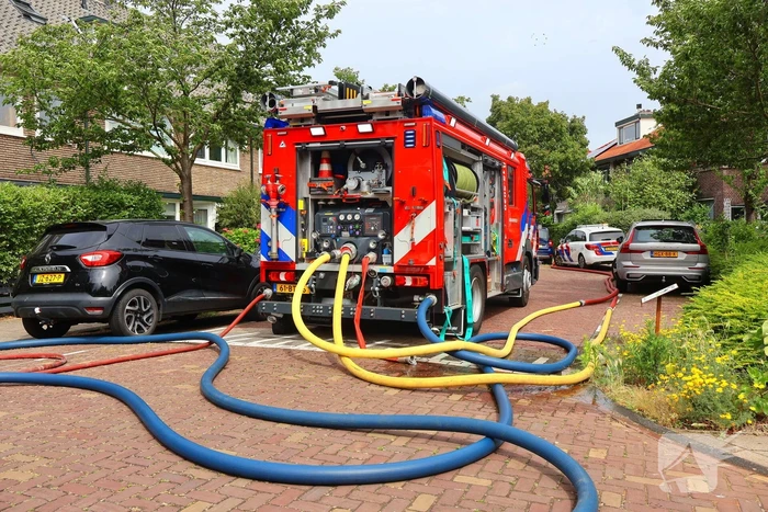 Sloopwerkzaamheden bij brand in dak