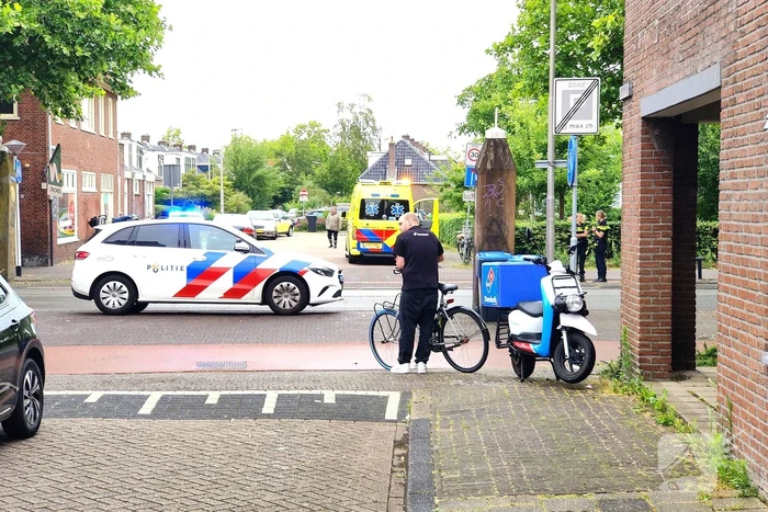 Scooterbezorger gewond geraakt