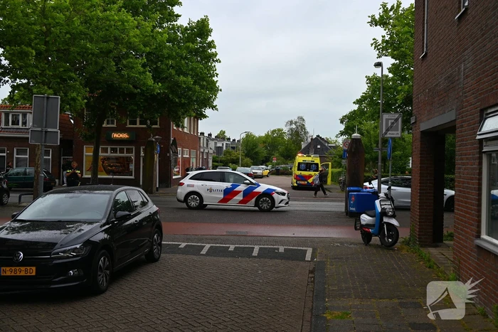 Scooterbezorger gewond geraakt