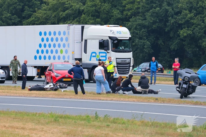 ongeval rijksweg a27 r 100,2 eemnes