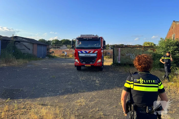 Blussing schuurbrand op later moment hervat