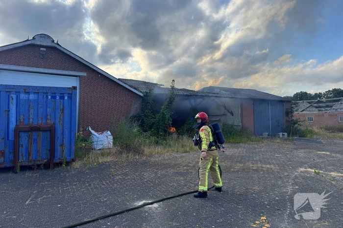 Blussing schuurbrand op later moment hervat