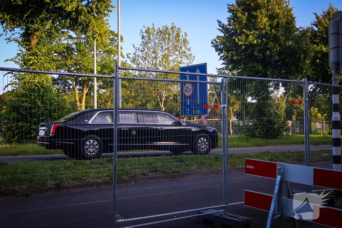 Grote belangstelling voor President Trump