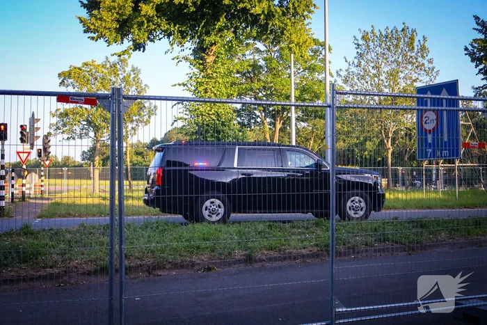 Grote belangstelling voor President Trump
