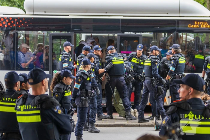 Politie beëindigd demonstratie Extinction Rebellion