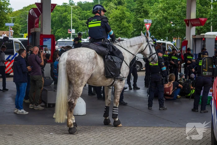 Politie beëindigd demonstratie Extinction Rebellion