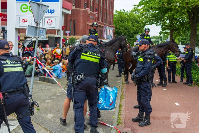 Politie beëindigd demonstratie Extinction Rebellion