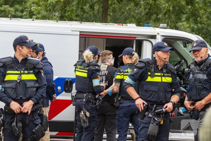 Politie beëindigd demonstratie Extinction Rebellion