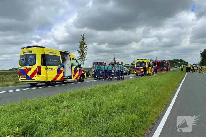 Twee personen overleden bij ernstig ongeval op N194, traumahelikopter geland