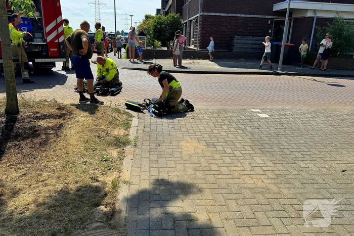 Brand ontstaan tijdens maaiwerkzaamheden