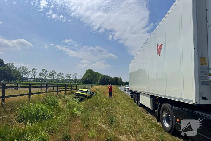 Ongeval tijdens inhaalactie leidt tot schade