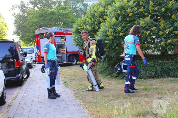 Persoon gecontroleerd bij brand