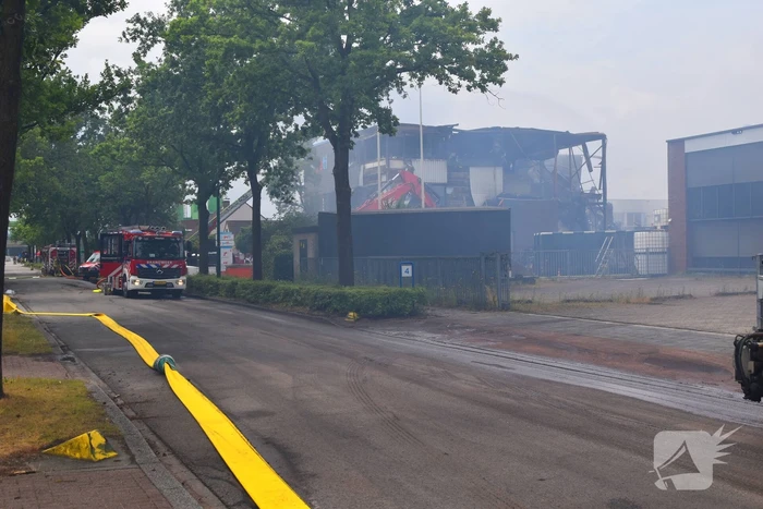 Zware schade door industriebrand