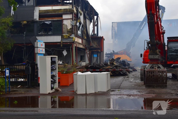 Zware schade door industriebrand