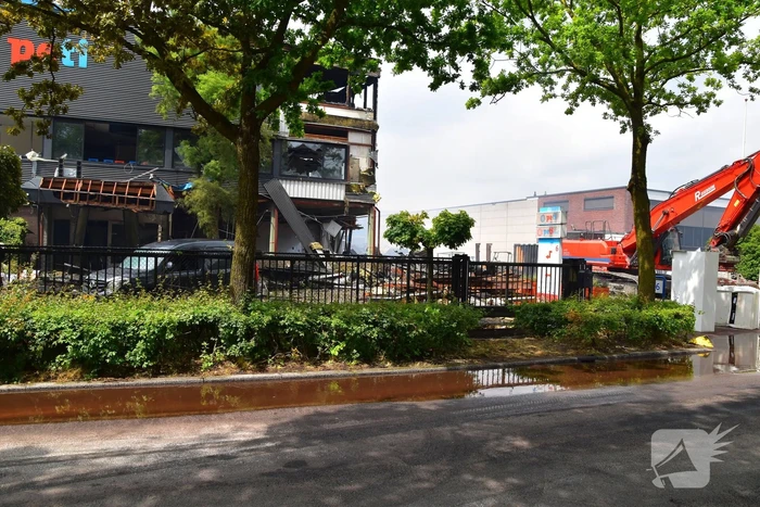Zware schade door industriebrand