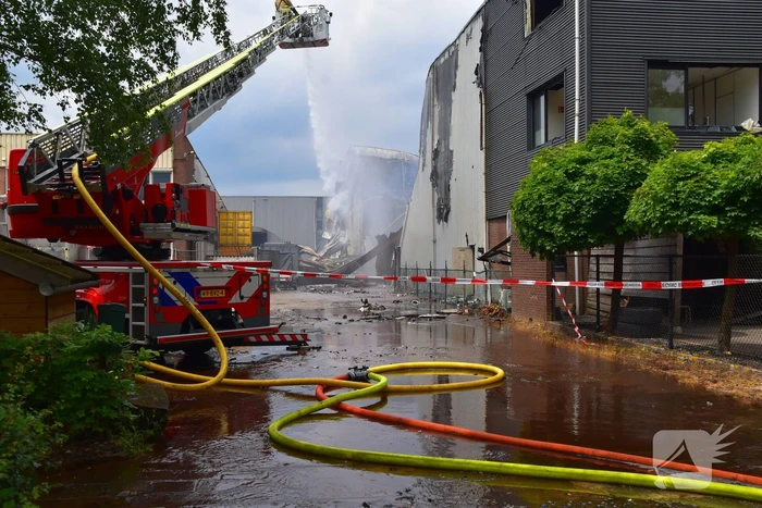 Zware schade door industriebrand
