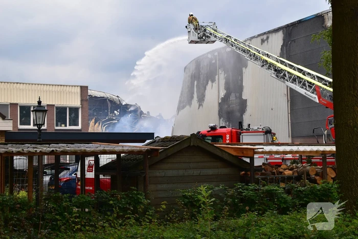 Zware schade door industriebrand
