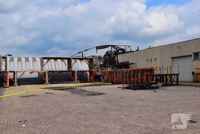 Zware schade door industriebrand
