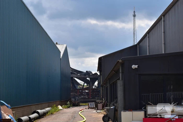 Zware schade door industriebrand