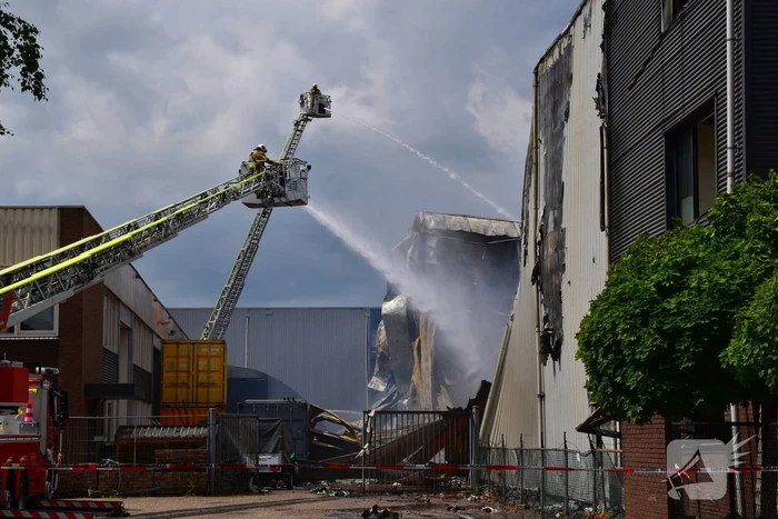 Zware schade door industriebrand