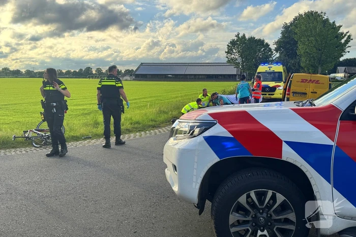 Wielrenner ernstig gewond bij aanrijding met pakketbezorger