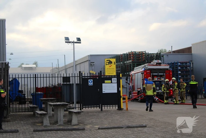 Flinke rookontwikkeling bij industriebrand
