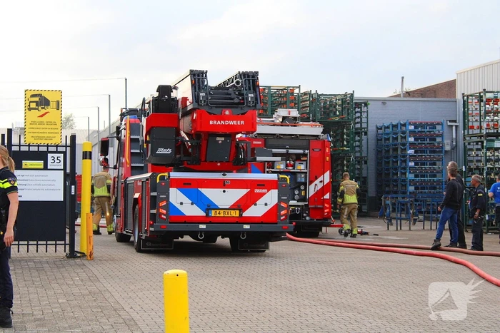 Flinke rookontwikkeling bij industriebrand