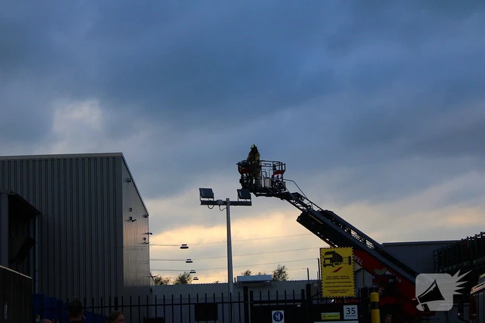 Flinke rookontwikkeling bij industriebrand